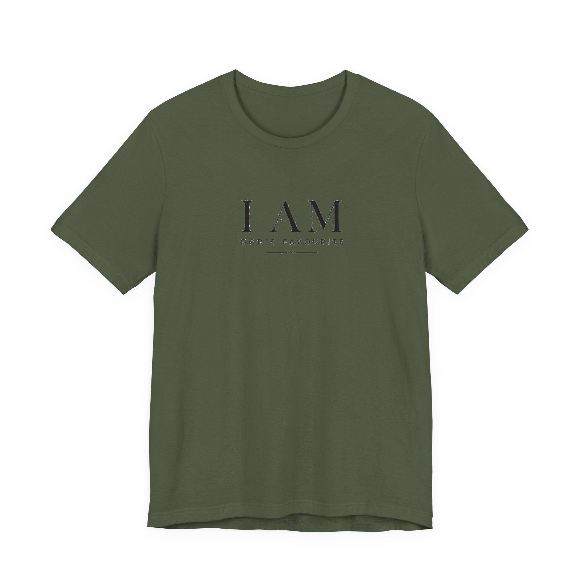I AM "God's Favourite" T-Shirt — Inspirational Christian Faith Tee