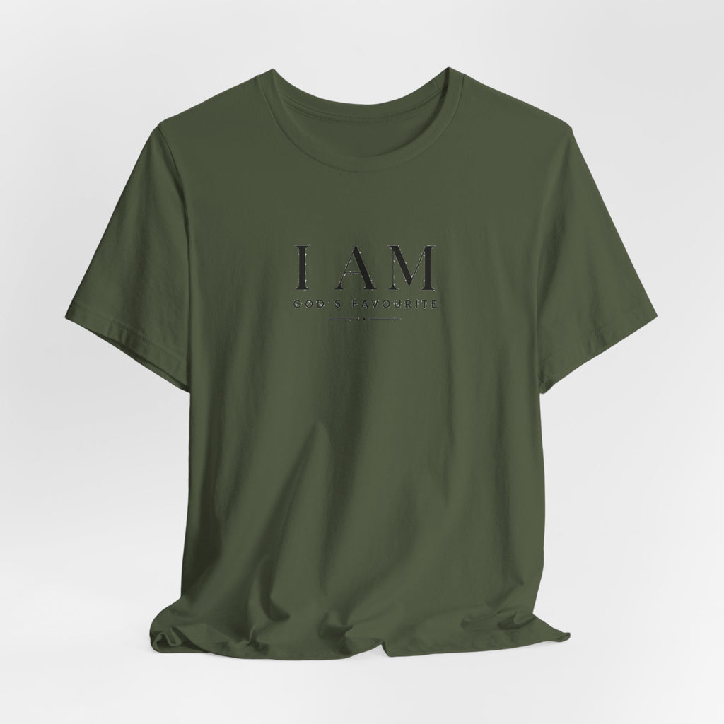 I AM "God's Favourite" T-Shirt — Inspirational Christian Faith Tee