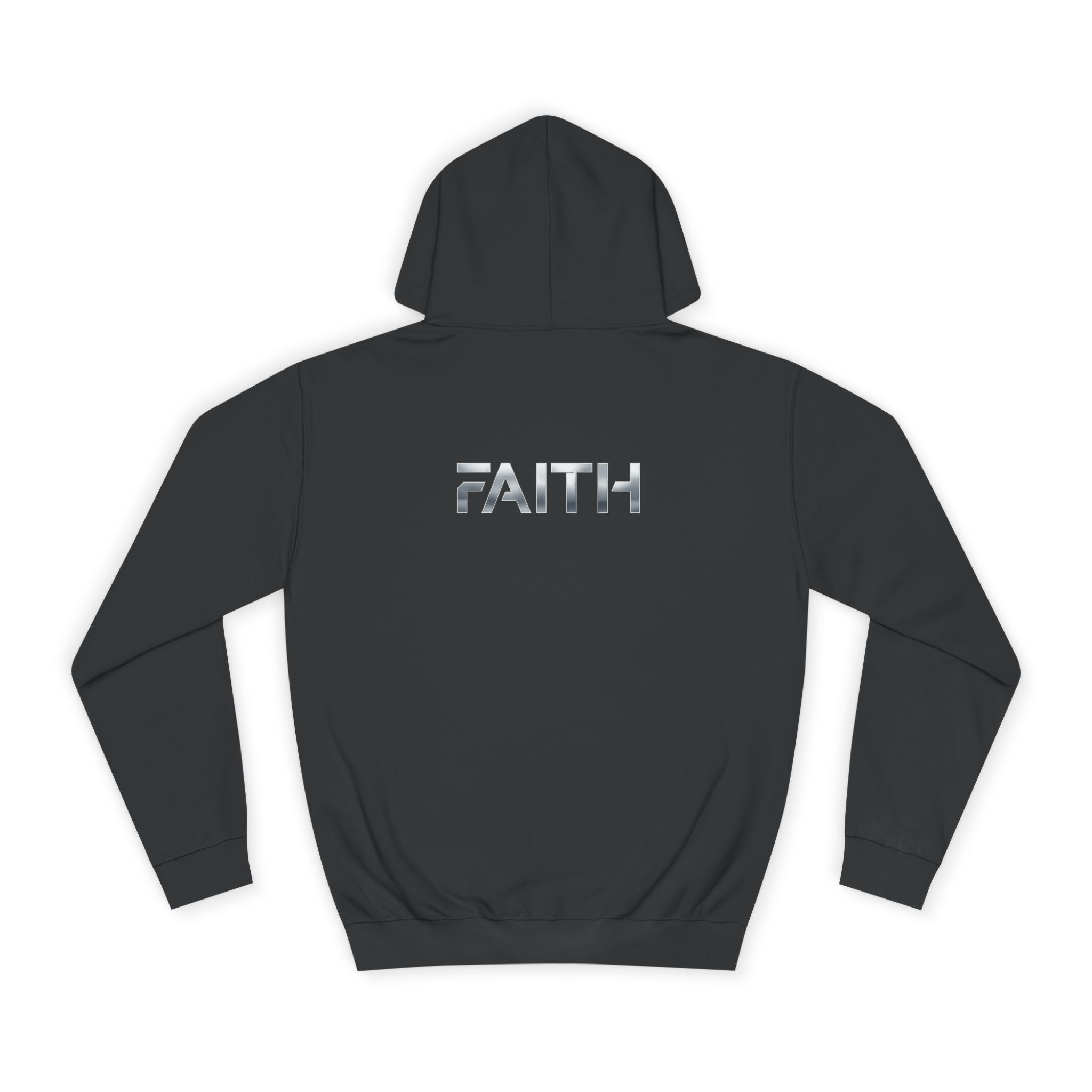 Faith Reflective Hoodie — Minimalist Light-Catching Pullover