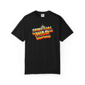 Spiritual War Retro T-Shirt — Garment-Dyed Cross Graphic Tee