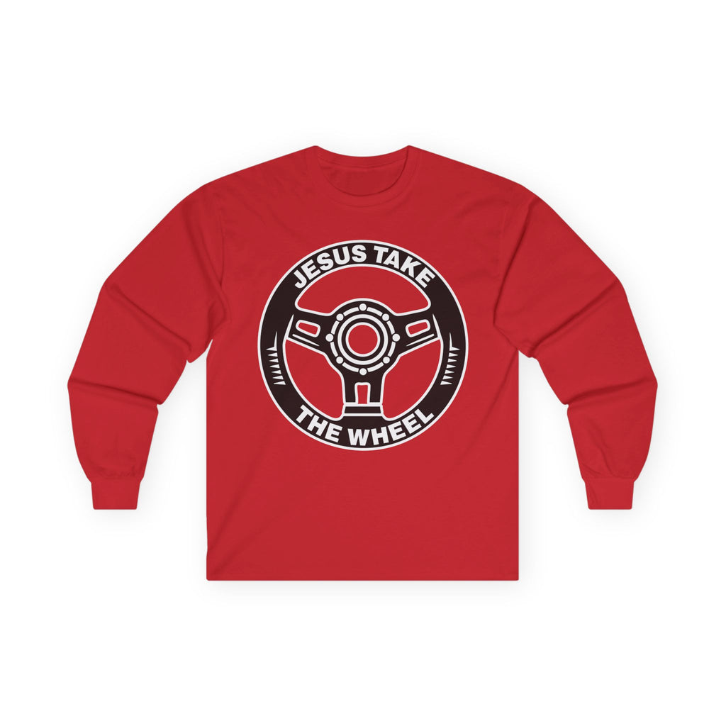 Scripture Long Sleeve Tee — Vintage-Feel Faith Top