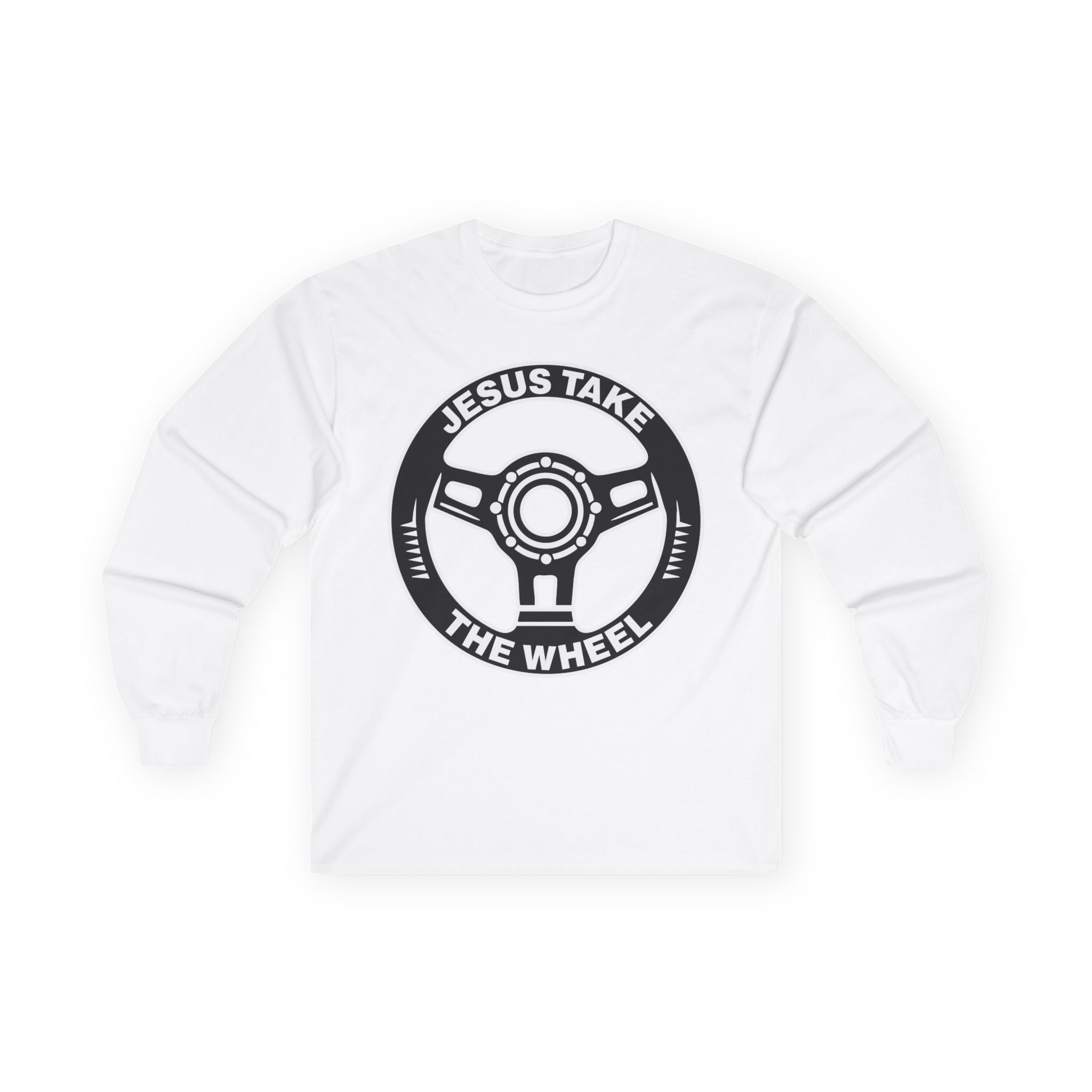 Scripture Long Sleeve Tee — Vintage-Feel Faith Top