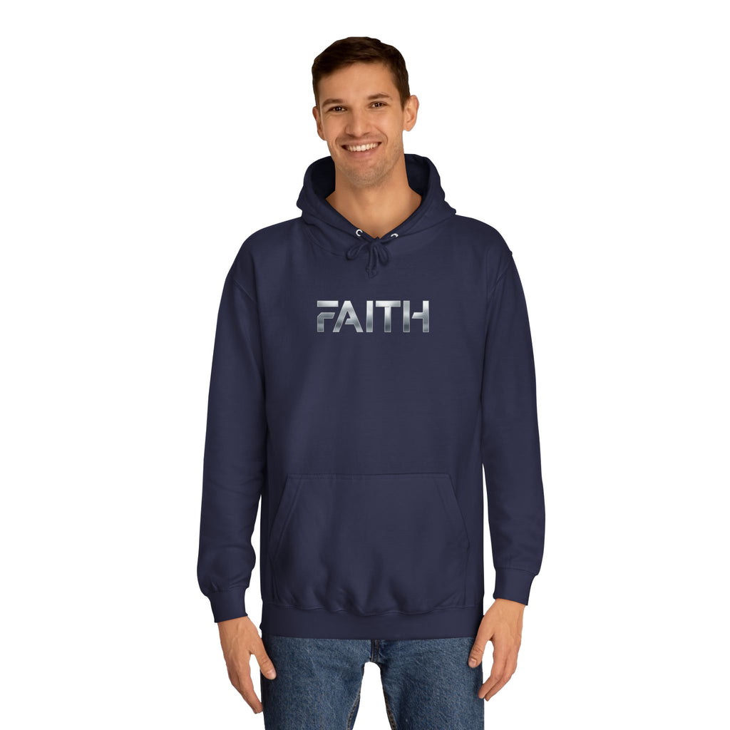 Faith Reflective Hoodie — Minimalist Light-Catching Pullover