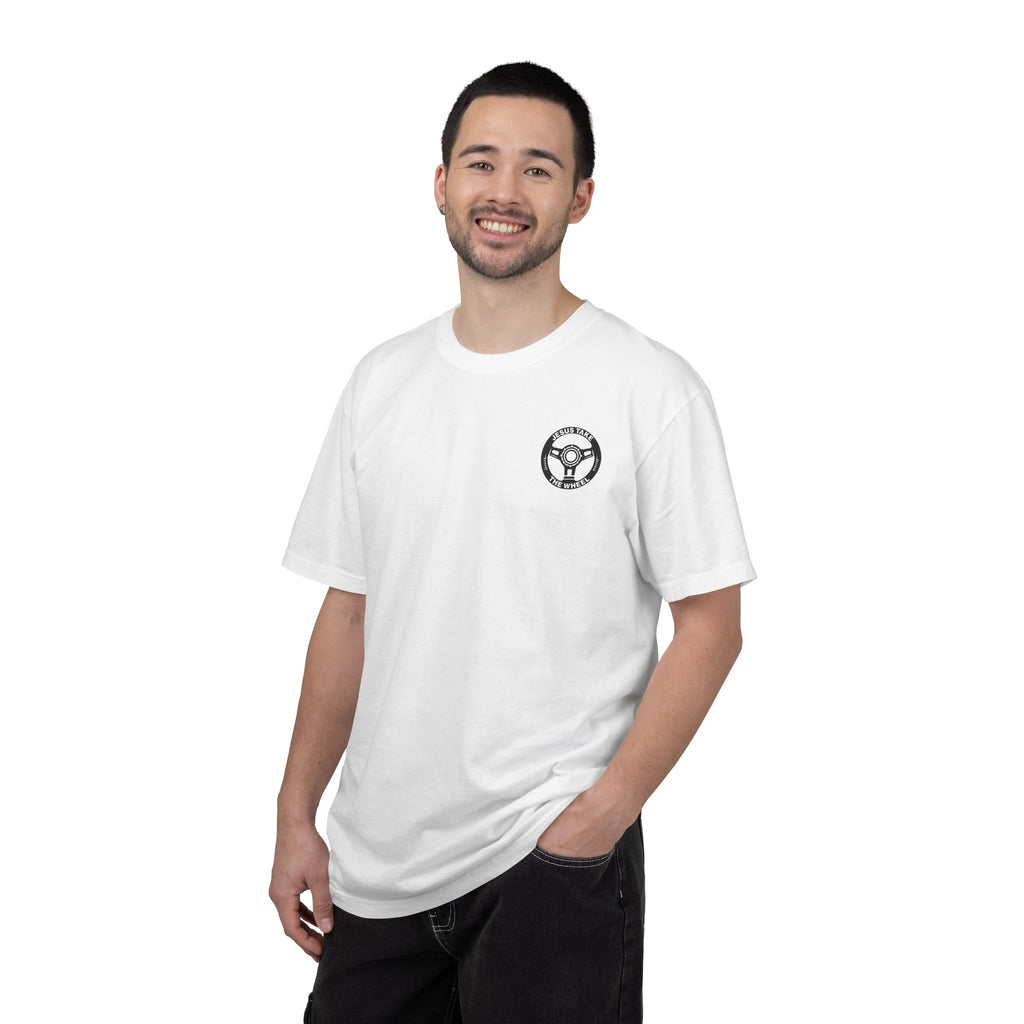 Jesus Take The Wheel T-Shirt — Steering Wheel Graphic Tee