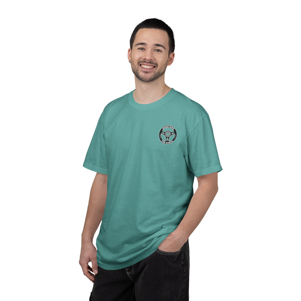 Jesus Take The Wheel T-Shirt — Steering Wheel Graphic Tee