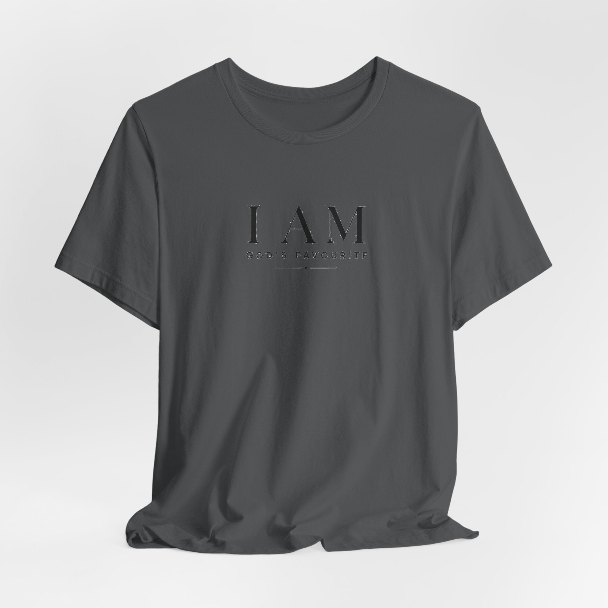 I AM "God's Favourite" T-Shirt — Inspirational Christian Faith Tee