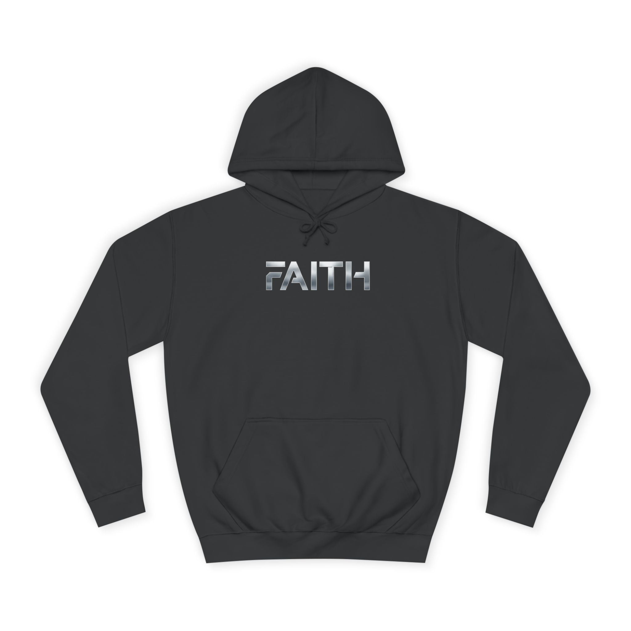 Faith Reflective Hoodie — Minimalist Light-Catching Pullover
