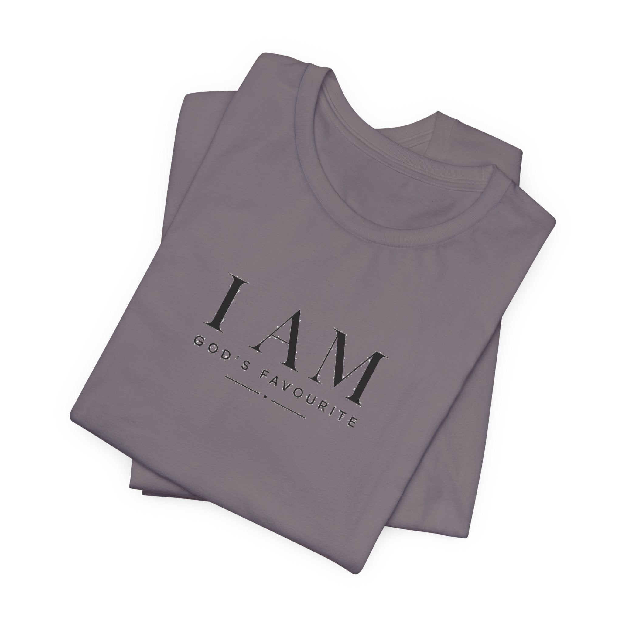 I AM "God's Favourite" T-Shirt — Inspirational Christian Faith Tee