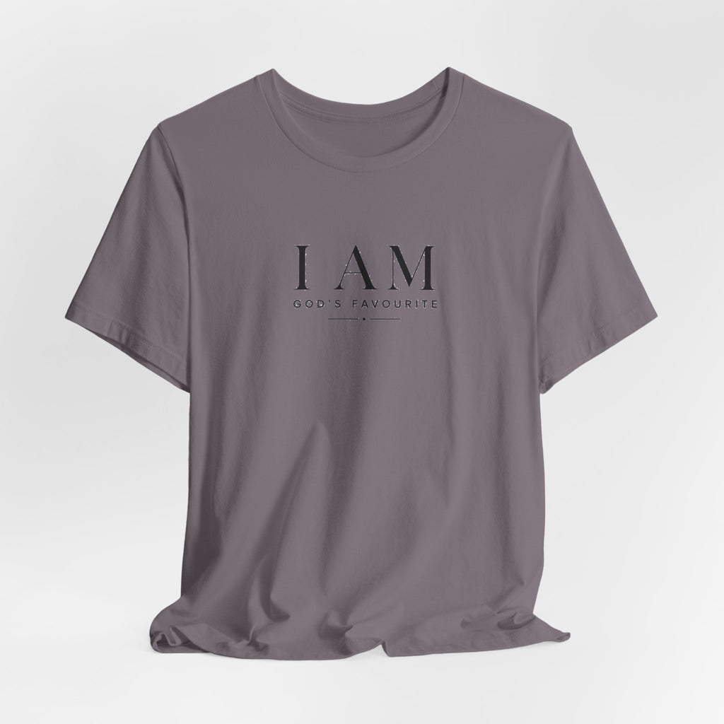 I AM "God's Favourite" T-Shirt — Inspirational Christian Faith Tee