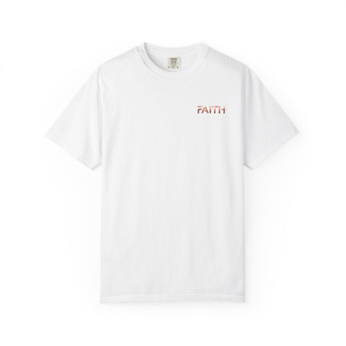 Faith Graphic T-Shirt — Minimalist Rose Gold Text Tee