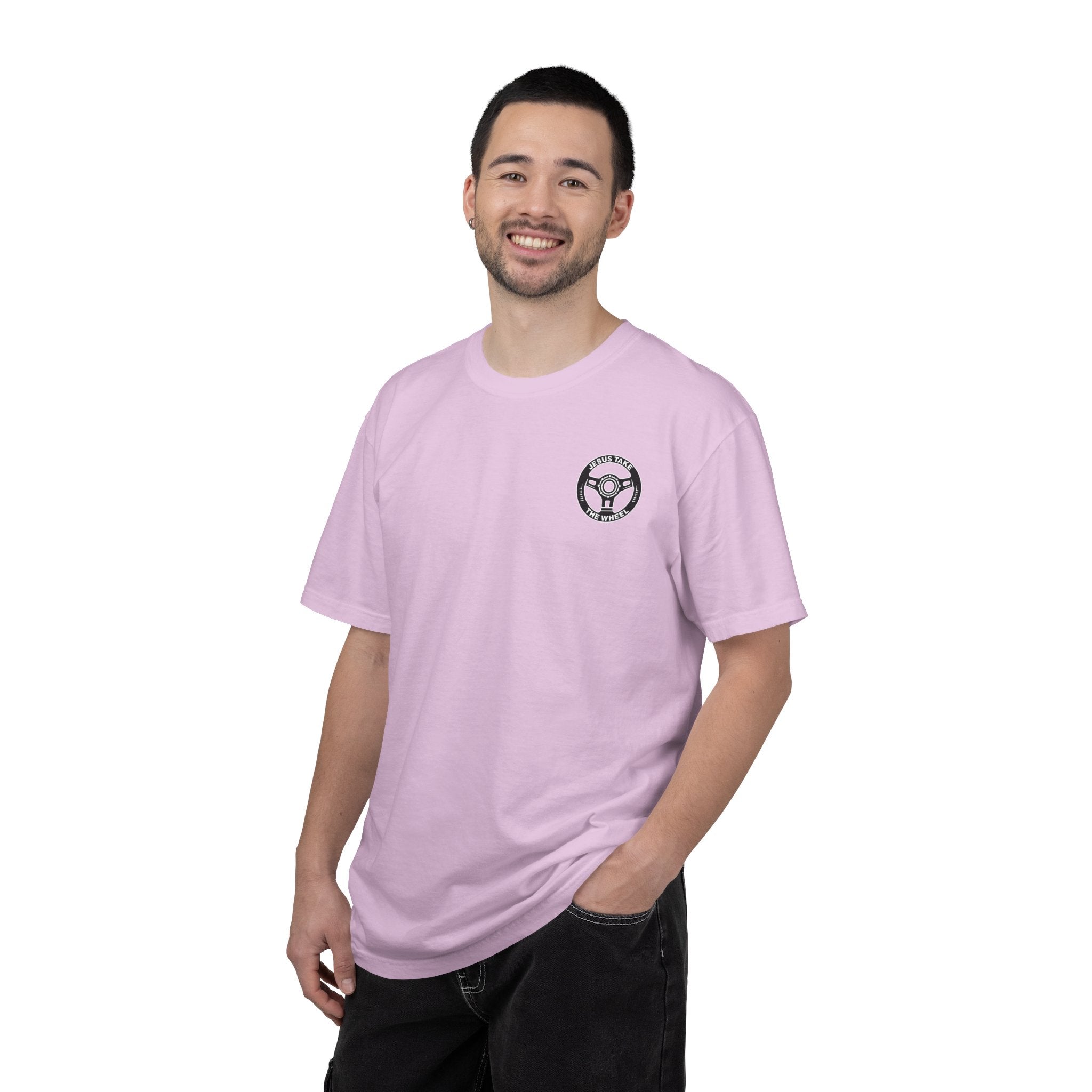 Jesus Take The Wheel T-Shirt — Steering Wheel Graphic Tee