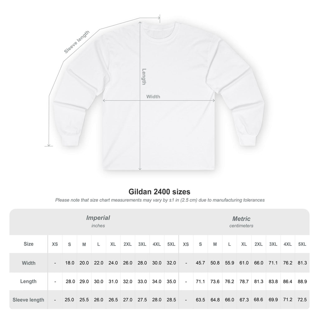 Faith Long Sleeve Tee — Minimalist Inspirational Shirt