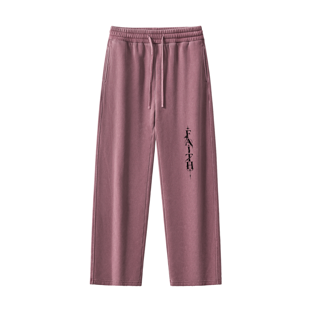 FAITH Washed Fleece Sweatpants
