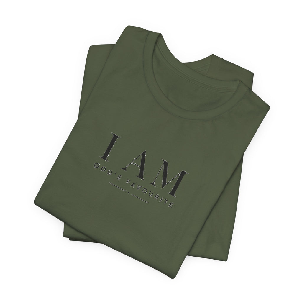 I AM "God's Favourite" T-Shirt — Inspirational Christian Faith Tee