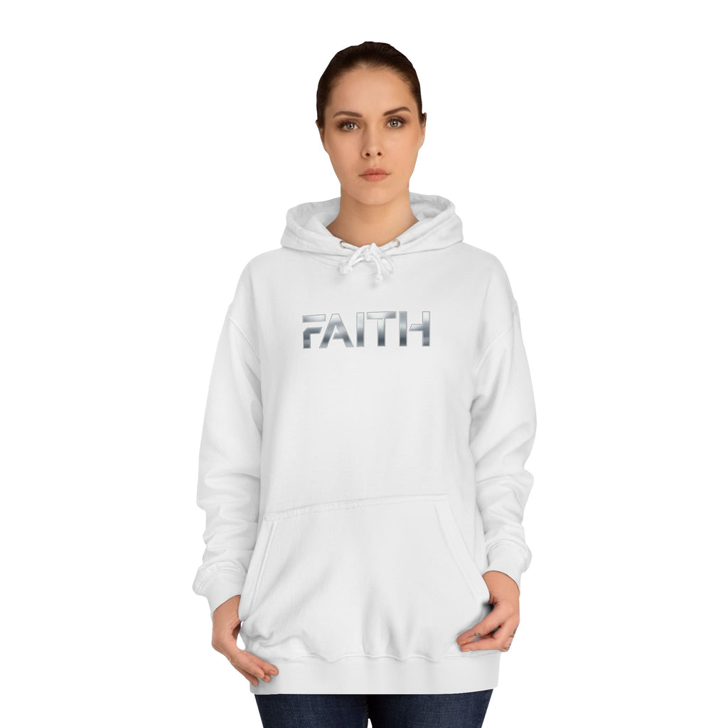 Faith Reflective Hoodie — Minimalist Light-Catching Pullover