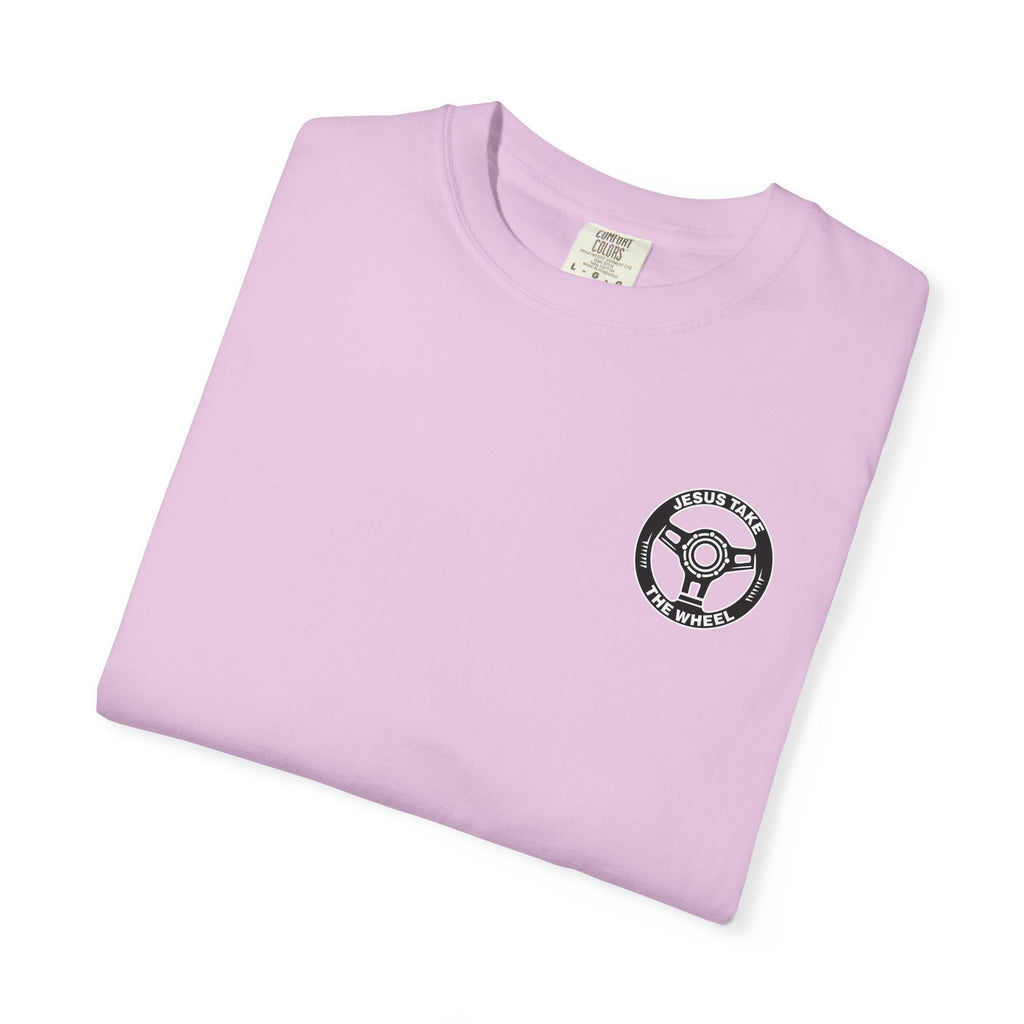 Jesus Take The Wheel T-Shirt — Steering Wheel Graphic Tee