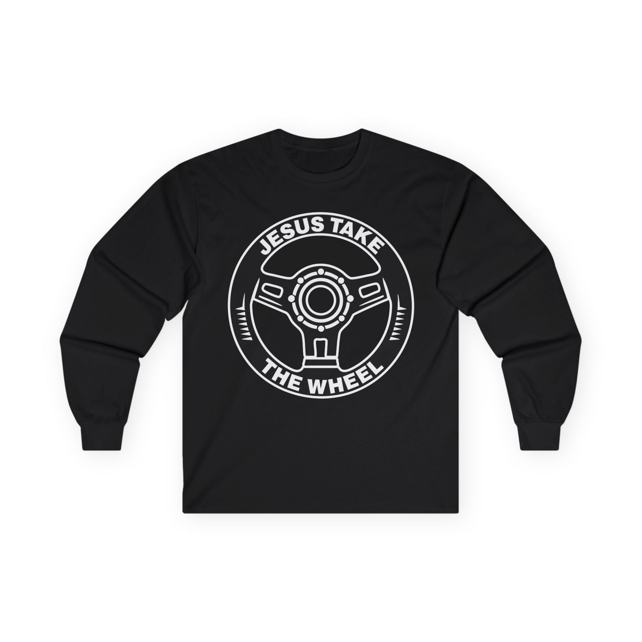 Scripture Long Sleeve Tee — Vintage-Feel Faith Top