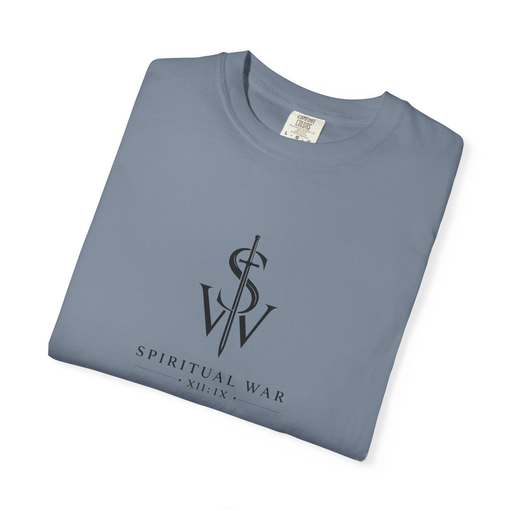 Spiritual War Club Logo T-Shirt — Minimalist Faith Graphic Tee