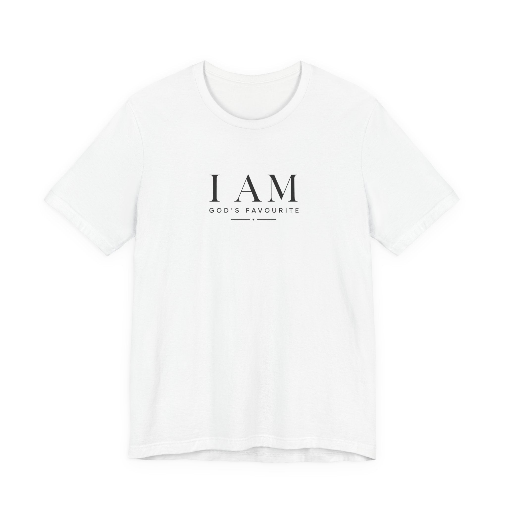 I AM "God's Favourite" T-Shirt — Inspirational Christian Faith Tee