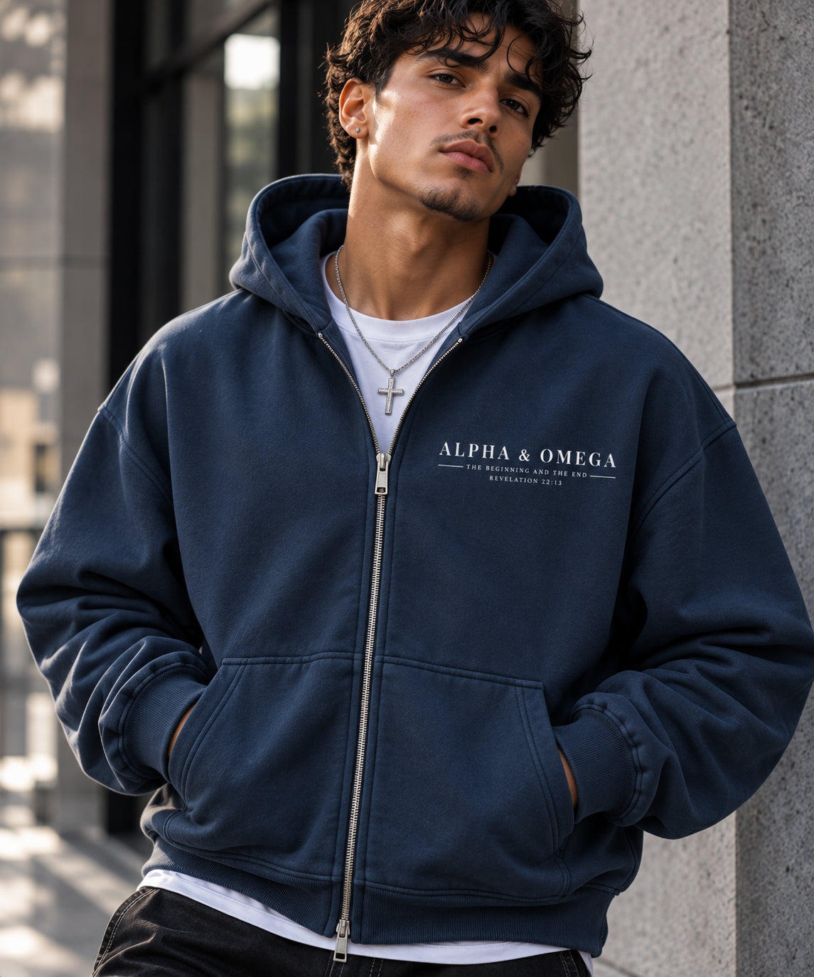 Alpha & Omega — Essential Zip Hoodie