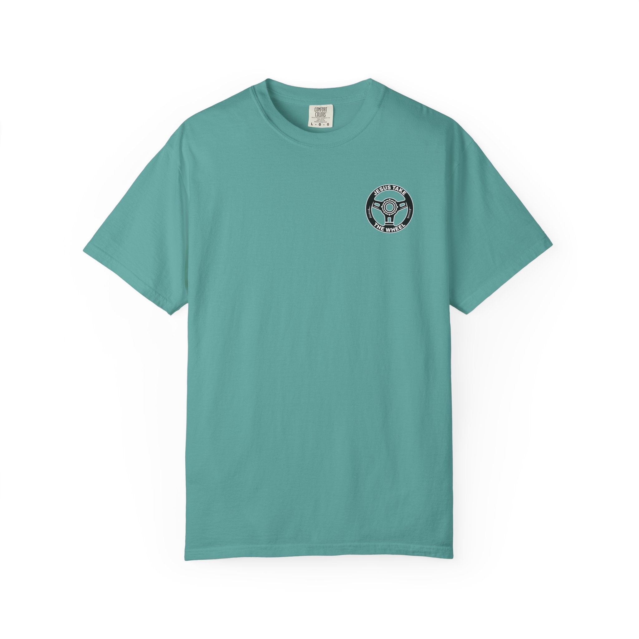 Jesus Take The Wheel T-Shirt — Steering Wheel Graphic Tee