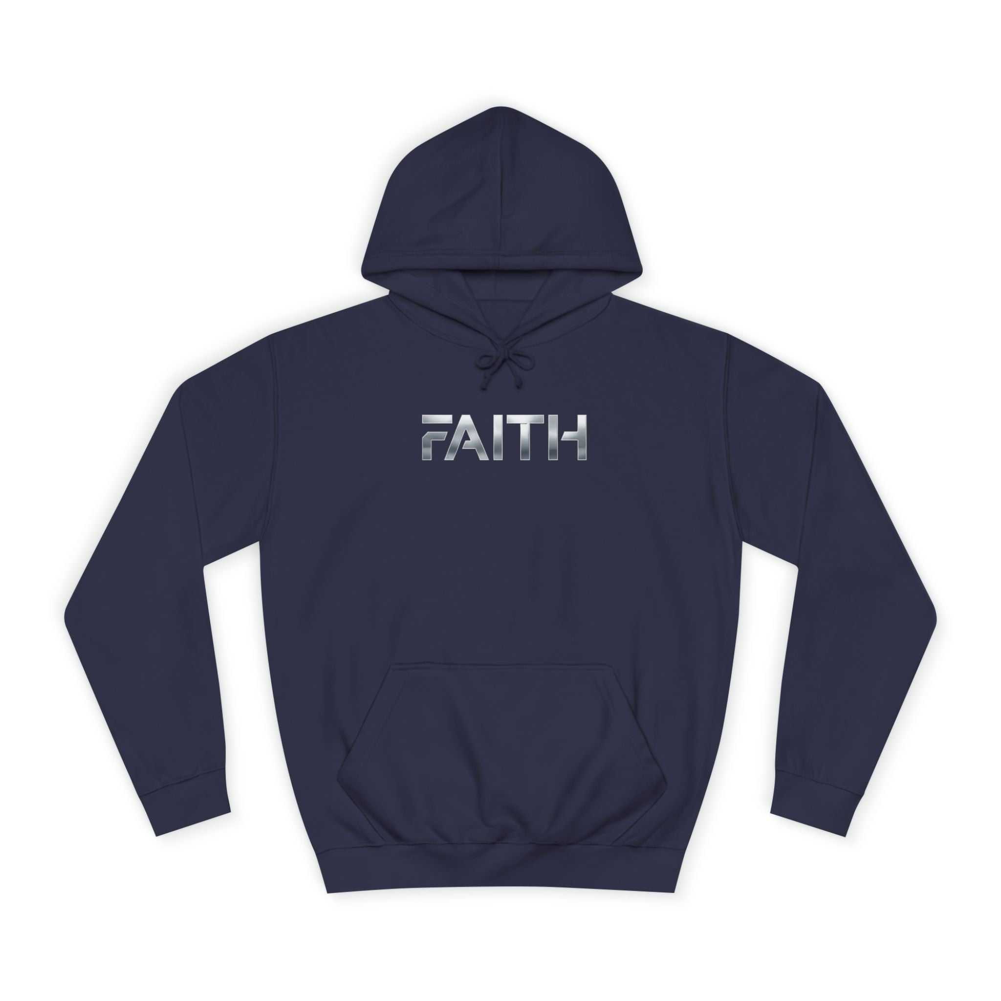 Faith Reflective Hoodie — Minimalist Light-Catching Pullover