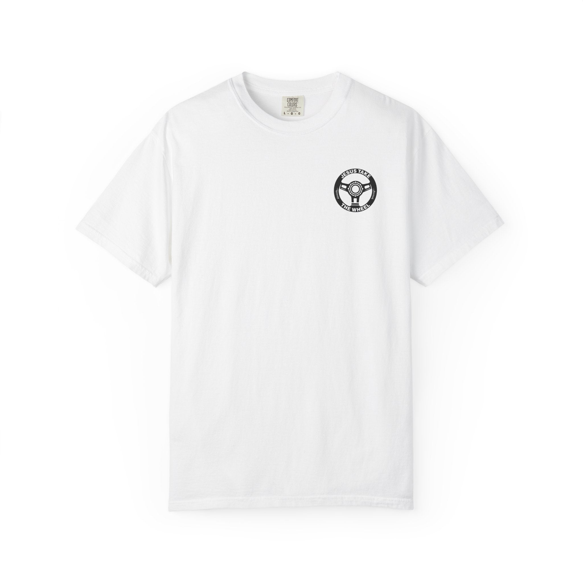 Jesus Take The Wheel T-Shirt — Steering Wheel Graphic Tee