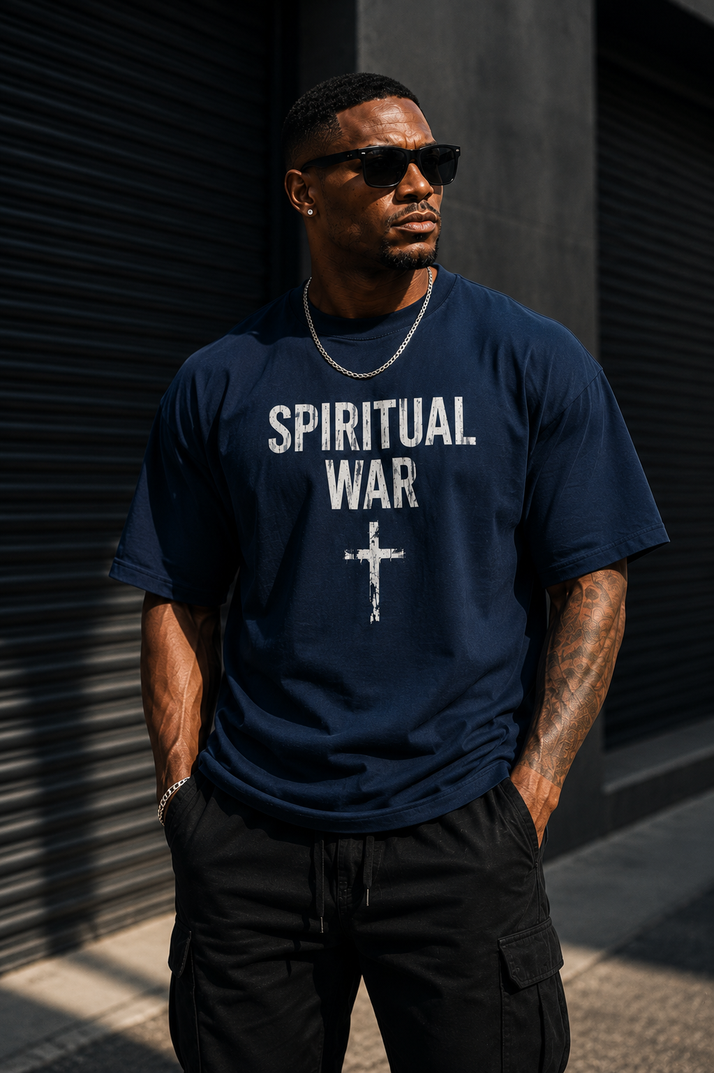 SPIRITUAL WAR Tee — Premium Christian Streetwear