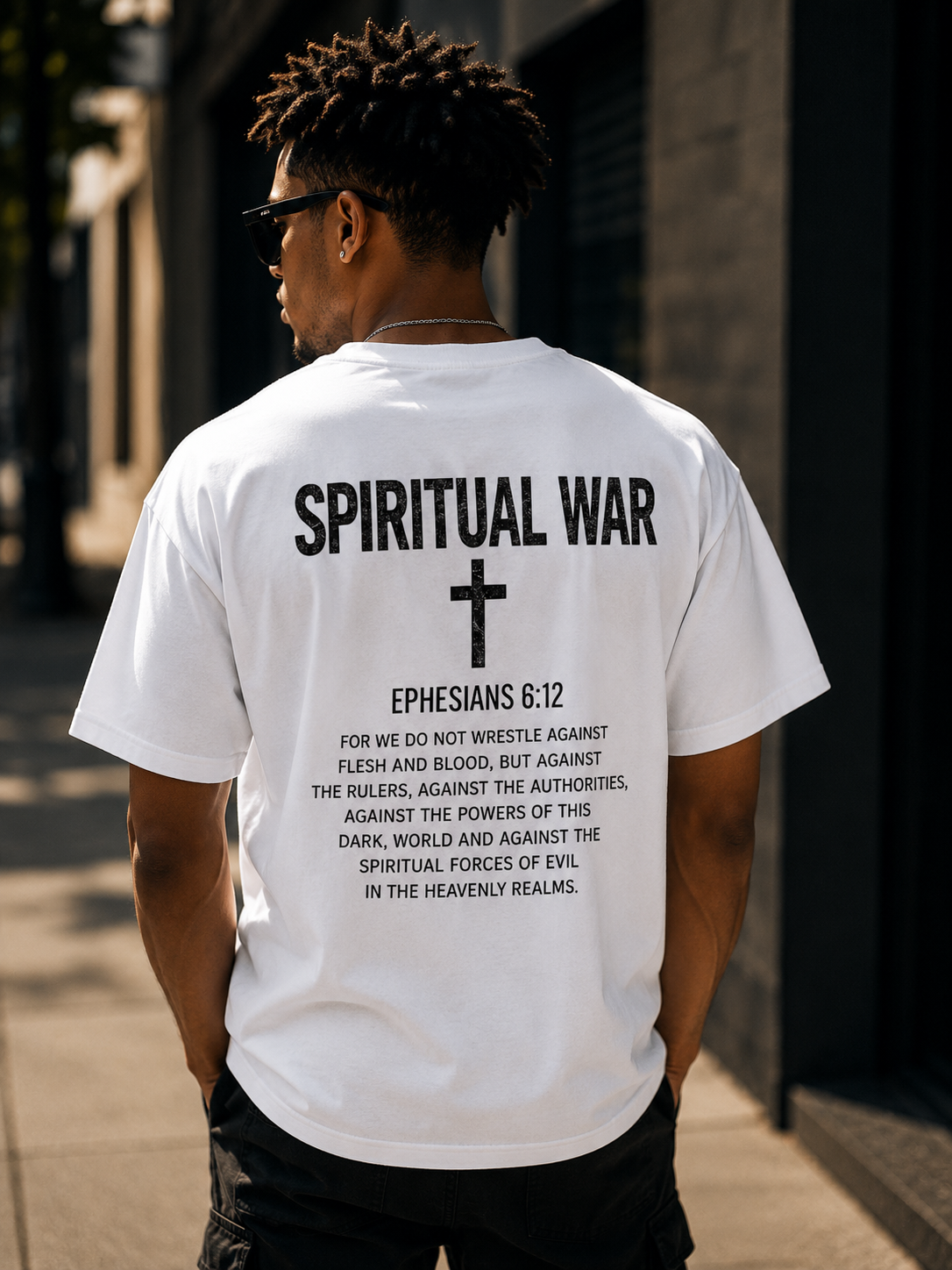 Spiritual War T-Shirt — Christian Streetwear Tee