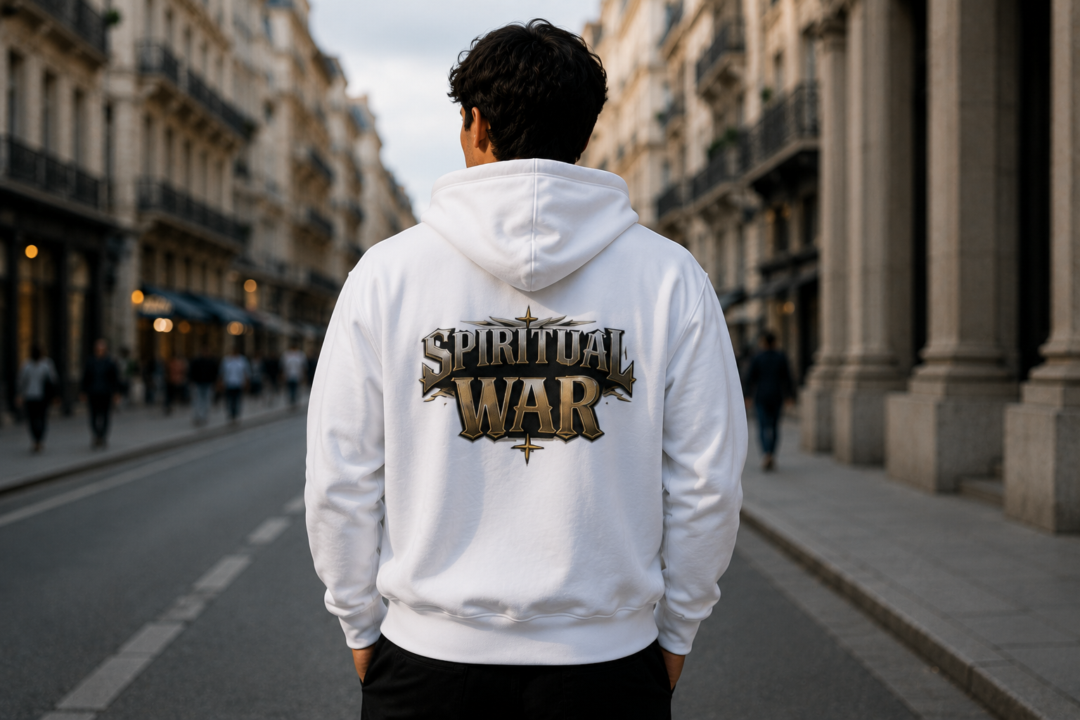 Spiritual War Zip Hoodie