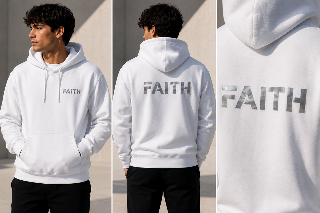 Faith Reflective Hoodie
