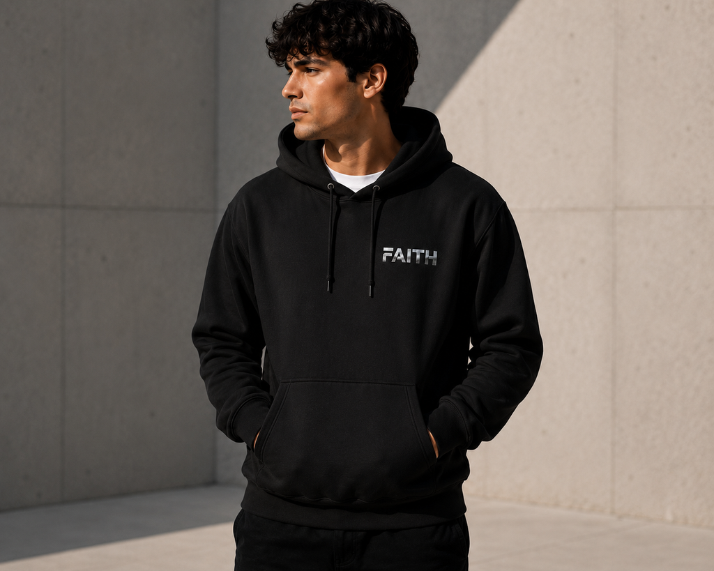 Faith Reflective Hoodie