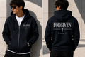 Forgiven Zip Hoodie — Premium Christian Full-Zip Hoodie | Ephesians 1:7