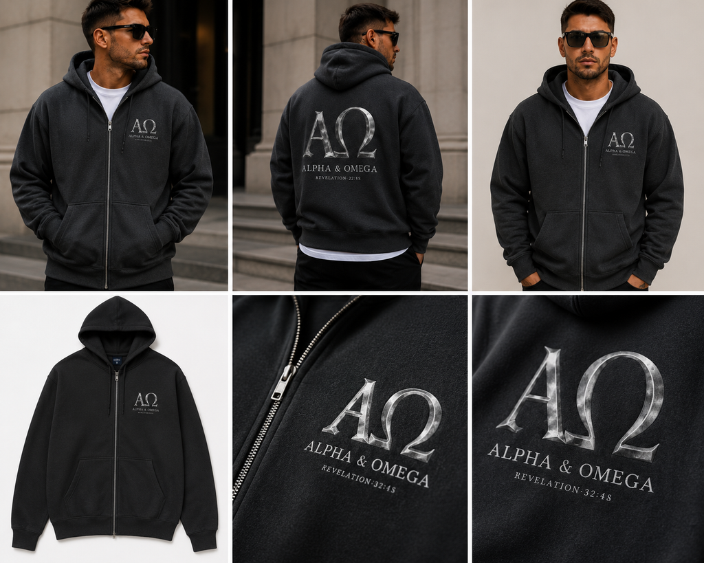 Alpha & Omega Zip Hoodie