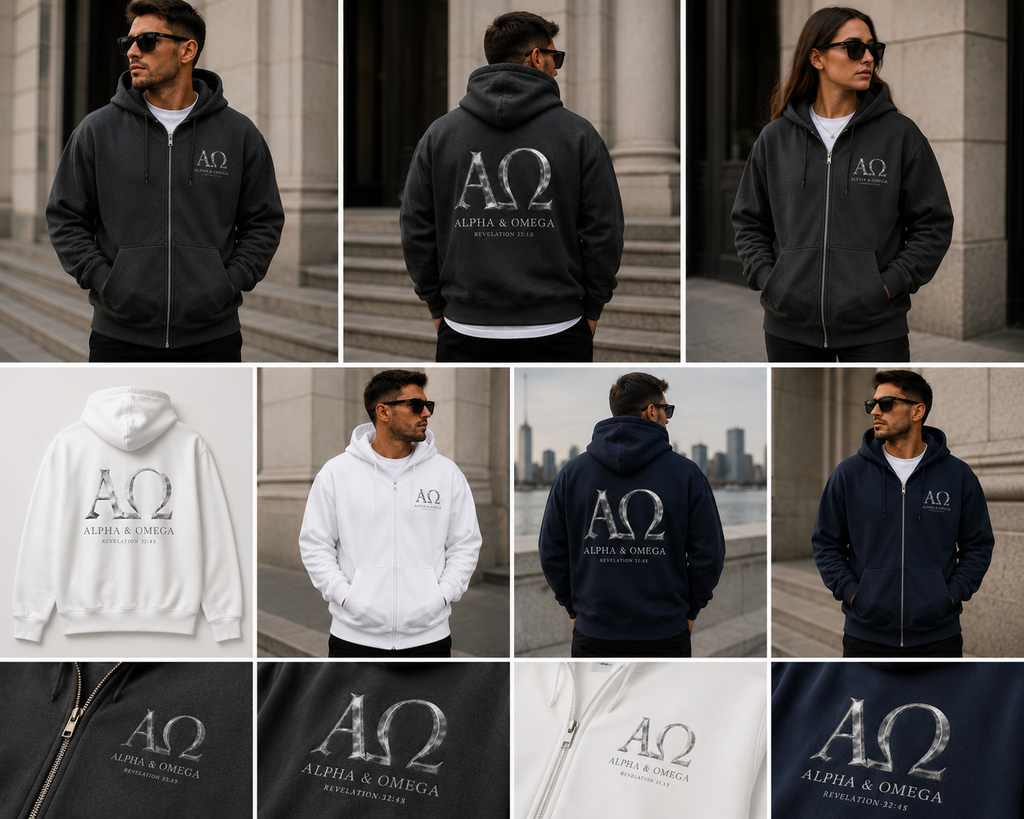 Alpha & Omega Zip Hoodie