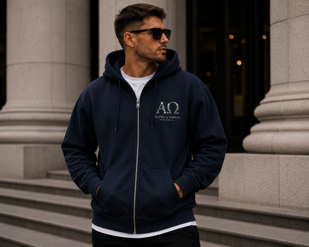 Alpha & Omega Zip Hoodie