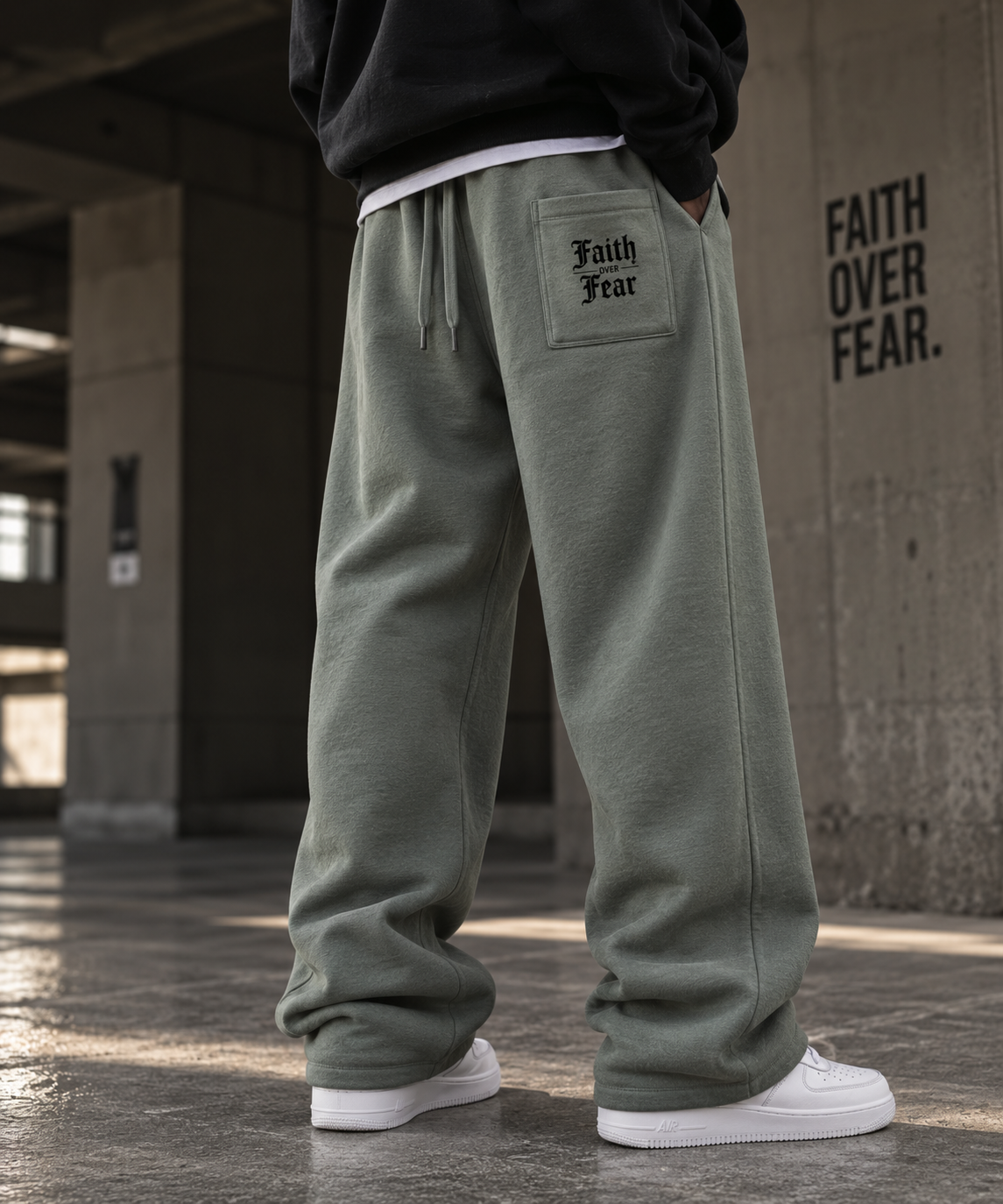 FAITH OVER FEAR HEAVYWEIGHT SWEATPANTS
