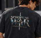 Spiritual War — Heavyweight Vintage Washed Frayed T-Shirt