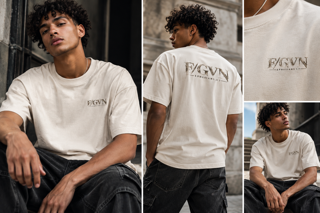 Forgiven — Vintage Washed Oversized T-Shirt