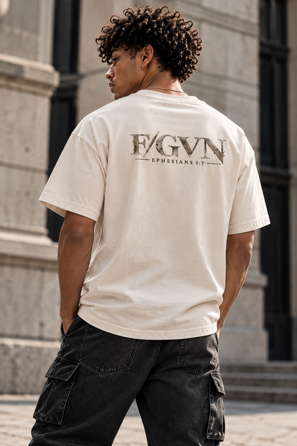 Forgiven — Vintage Washed Oversized T-Shirt