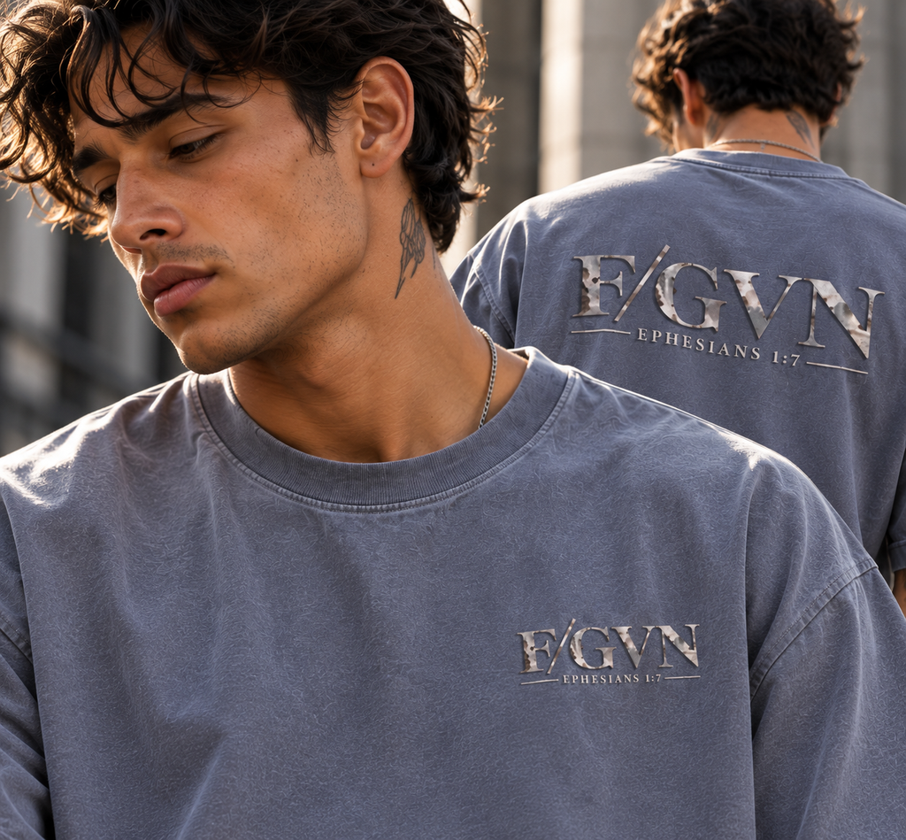 Forgiven — Vintage Washed Oversized T-Shirt