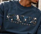 Faith Over Fear — Raglan Sleeve T-Shirt