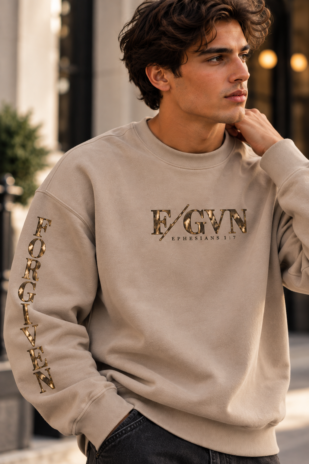 Forgiven — Fleece Sweatshirt