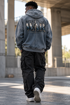 Spiritual War — Heavyweight Sunfade Oversized Hoodie
