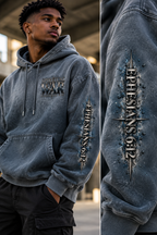 Spiritual War — Heavyweight Sunfade Oversized Hoodie