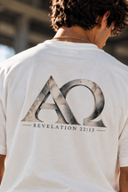 Alpha & Omega — Boxy Drop Shoulder T-Shirt