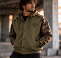Spiritual War — Camo Raglan Hoodie