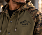 Spiritual War — Camo Raglan Hoodie