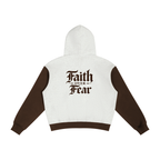 Unisex Color Block Fleece Full Zip Hoodie